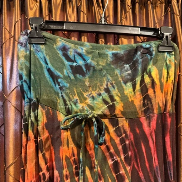 Strapless tie dye dress one size - Picture 3 of 5